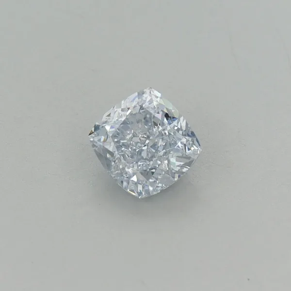 0.82ct CUSHION Fancy Light Blue VS1 Coloured Lab diamond