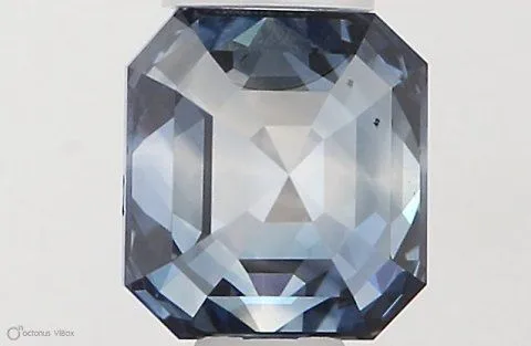 0.53ct EMERALD Fancy Vivid Blue VS2 Coloured Lab diamond