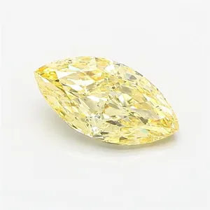 1.28ct MARQUISE Fancy Intense Yellow VS1 Coloured Lab diamond