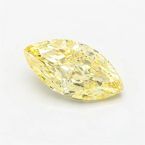 1.28ct MARQUISE Fancy Intense Yellow VS1 Coloured Lab diamond