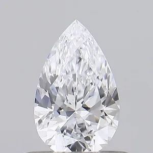 0.53ct PEAR D VVS1 Lab diamond