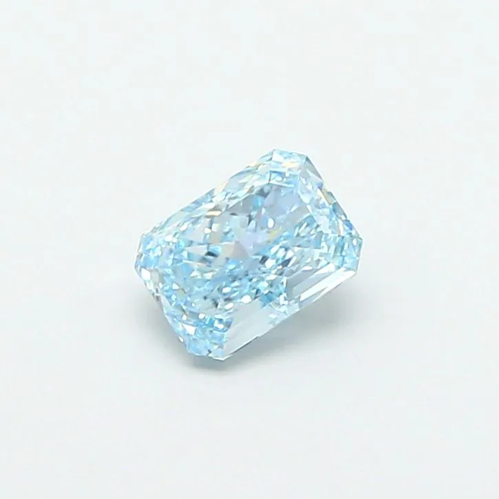 1.05ct RADIANT Fancy Vivid Blue VS1 Coloured Lab diamond