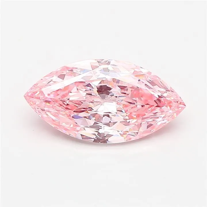 2.04ct MARQUISE Fancy Vivid Pink VVS2 Coloured Lab diamond