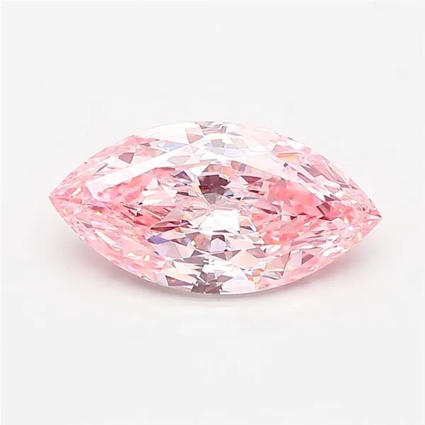 2.04ct MARQUISE Fancy Vivid Pink VVS2 Coloured Lab diamond