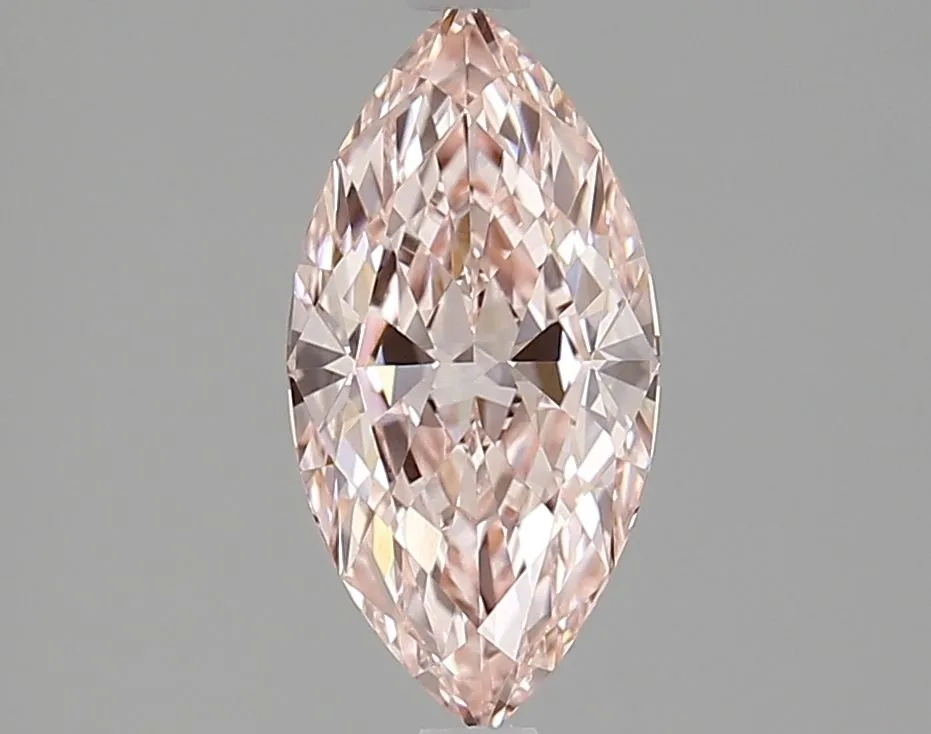 1.53ct MARQUISE Fancy Vivid Pink VVS2 Coloured Lab diamond