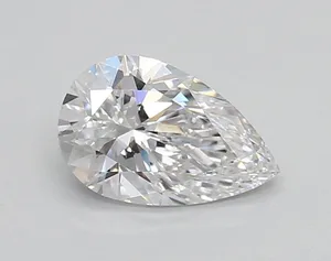 0.87ct PEAR D VVS2 Lab diamond