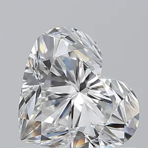 0.92ct HEART F SI1 Natural diamond