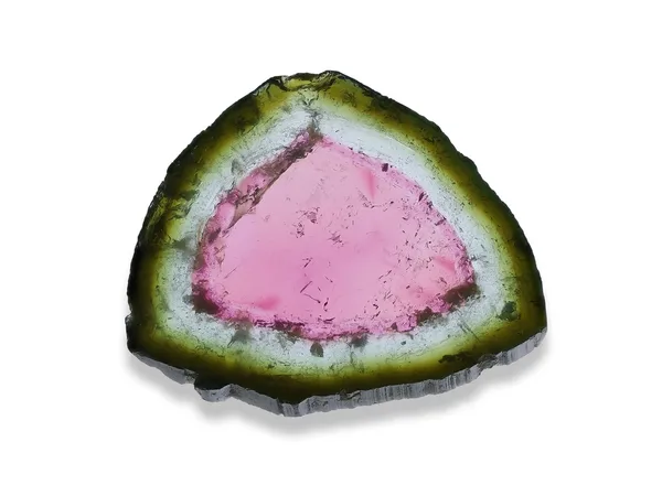 5.99ct Parti Tourmaline, Free Form cut gemstone