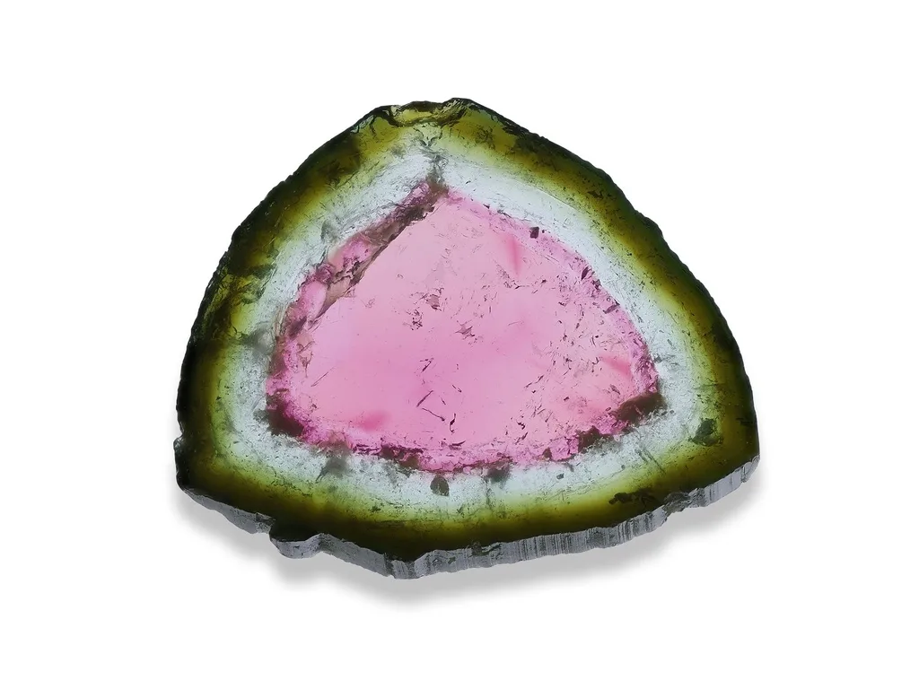 5.99ct Parti Tourmaline, Free Form gemstone