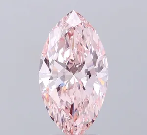 2.32ct MARQUISE Fancy Intense Pink VS1 Coloured Lab diamond