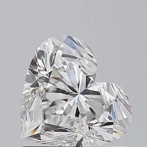 1.01ct HEART E VS2 Natural diamond