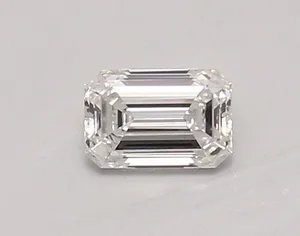 0.46ct EMERALD D VVS1 Lab diamond