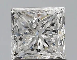 1ct PRINCESS F VS1 Natural diamond