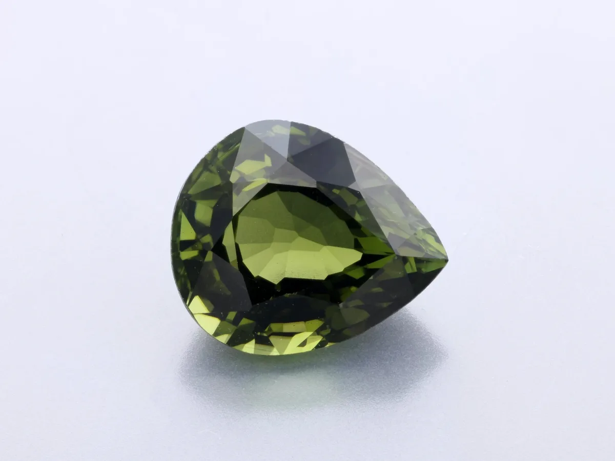 1.83ct Green Tourmaline, Pear Shape gemstone