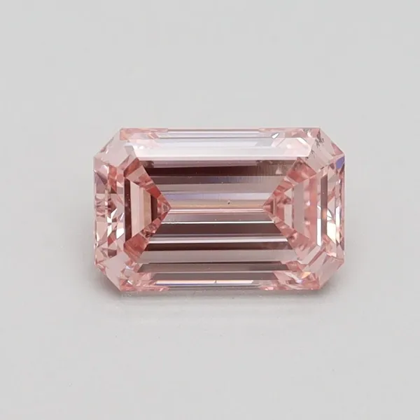 1ct EMERALD Fancy Intense Pink VS2 Coloured Lab diamond