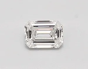 0.39ct EMERALD D VVS1 Lab diamond