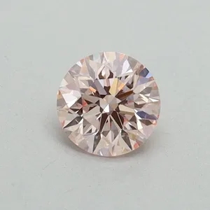 0.39ct ROUND Fancy Intense Pink VS1 Coloured Lab diamond