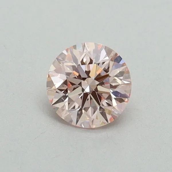 0.39ct ROUND Fancy Intense Pink VS1 Coloured Lab diamond