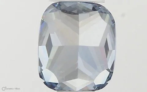 0.55ct CUSHION Fancy Intense Blue VVS2 Coloured Lab diamond