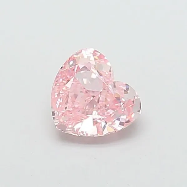 1.26ct HEART Fancy Intense Pink VS1 Coloured Lab diamond