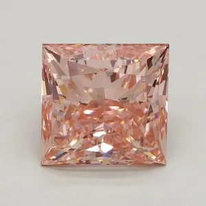 3.15ct PRINCESS Fancy Intense Pink SI1 Coloured Lab diamond