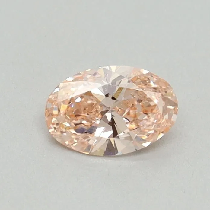 0.38ct OVAL Fancy Intense Pink VS1 Coloured Lab diamond