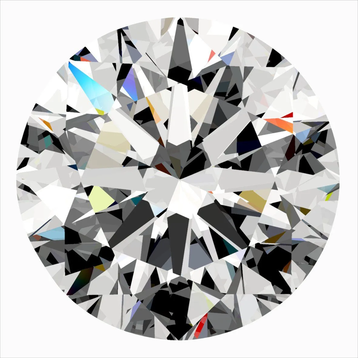 0.30ct ROUND H VS2 Natural diamond