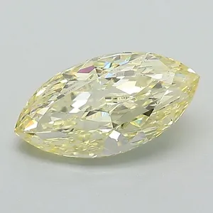 1.24ct MARQUISE Fancy Yellow VS2 Coloured Lab diamond