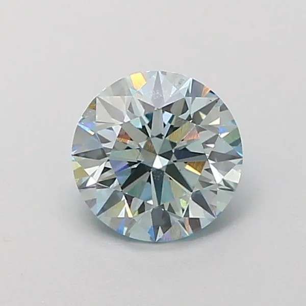 1.18ct ROUND Fancy Blue VVS2 Coloured Lab diamond