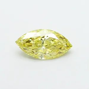 1.06ct MARQUISE Fancy Intense Yellow VS2 Coloured Lab diamond