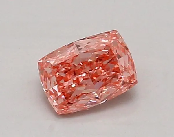 0.94ct CUSHION Fancy Vivid Pink VVS2 Coloured Lab diamond