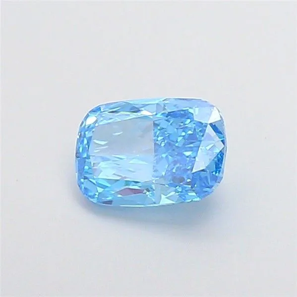 1.04ct CUSHION Fancy Vivid Blue VVS2 Coloured Lab diamond