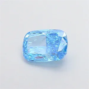 1.04ct CUSHION Fancy Vivid Blue VVS2 Coloured Lab diamond