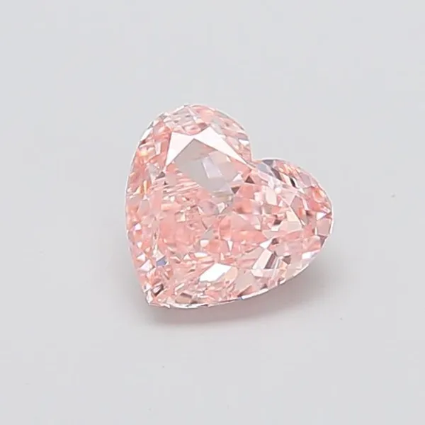 1.1ct HEART Fancy Intense Pink VS1 Coloured Lab diamond