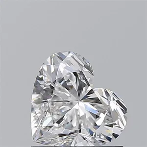 0.91ct HEART D SI1 Natural diamond