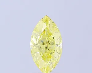 1.07ct MARQUISE Fancy Intense Yellow VS1 Coloured Lab diamond