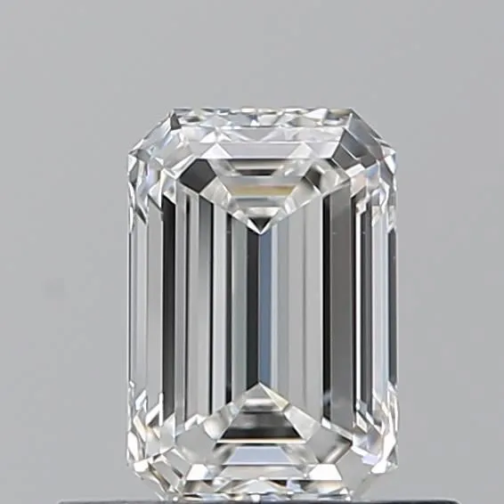 0.57ct EMERALD F VVS2 Natural diamond