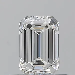 0.57ct EMERALD F VVS2 Natural diamond