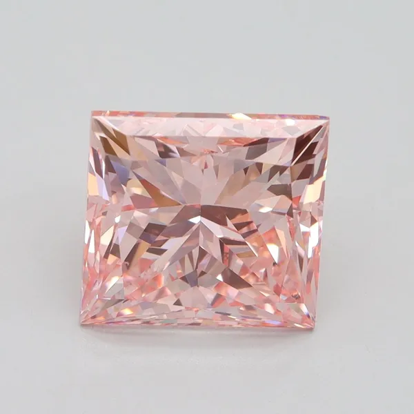 5ct PRINCESS Fancy Intense Pink VS2 Coloured Lab diamond