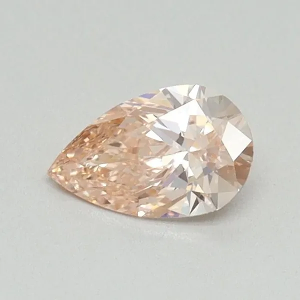 0.4ct PEAR Fancy Intense Pink VVS2 Coloured Lab diamond