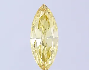 1.55ct MARQUISE Fancy Yellow VS1 Coloured Lab diamond