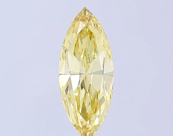 1.55ct MARQUISE Fancy Yellow VS1 Coloured Lab diamond