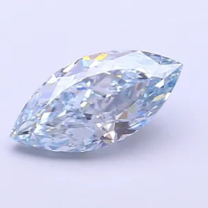 1.05ct MARQUISE Fancy Intense Blue VS1 Coloured Lab diamond