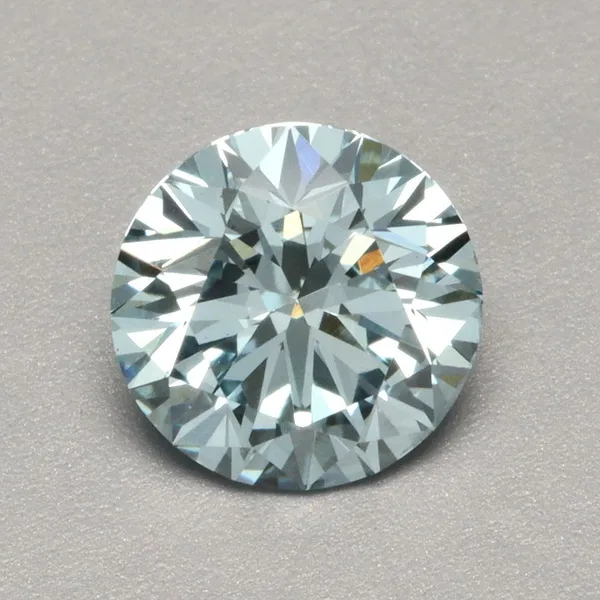 1.01ct ROUND Fancy Vivid Blue SI1 Coloured Lab diamond