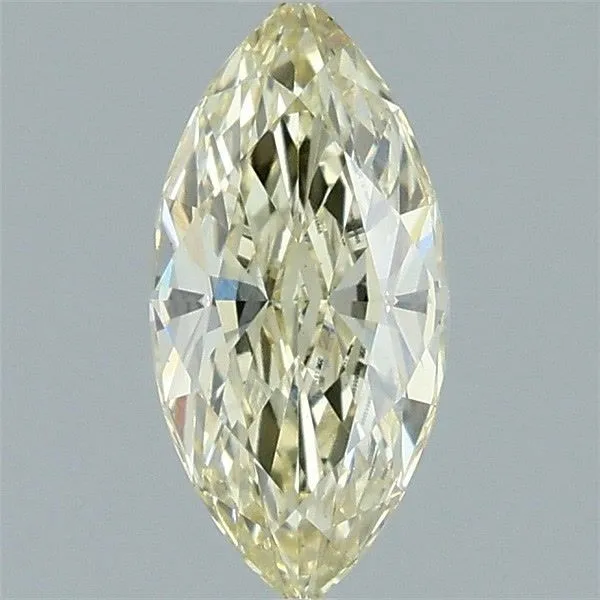 1.07ct MARQUISE Fancy Light Yellow VS1 Coloured Lab diamond