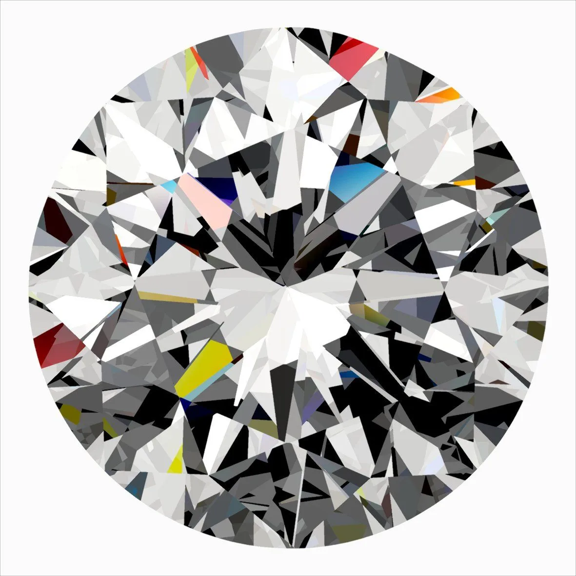 0.30ct ROUND F SI1 Natural diamond