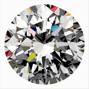 0.3ct ROUND F SI1 Natural diamond