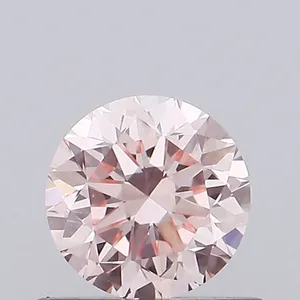 0.46ct ROUND Fancy Intense Pink VVS2 Coloured Lab diamond