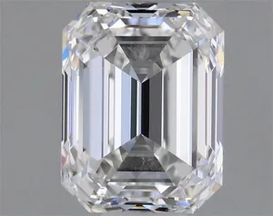 0.62ct EMERALD E VVS2 Natural diamond