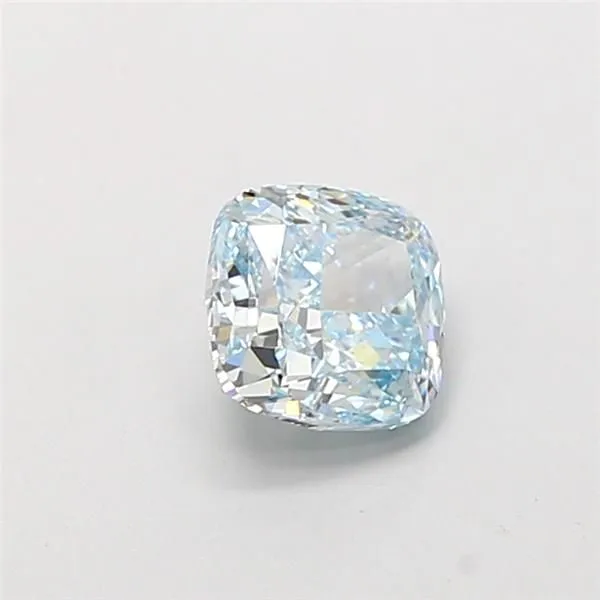 1.19ct CUSHION Fancy Intense Blue VS1 Coloured Lab diamond